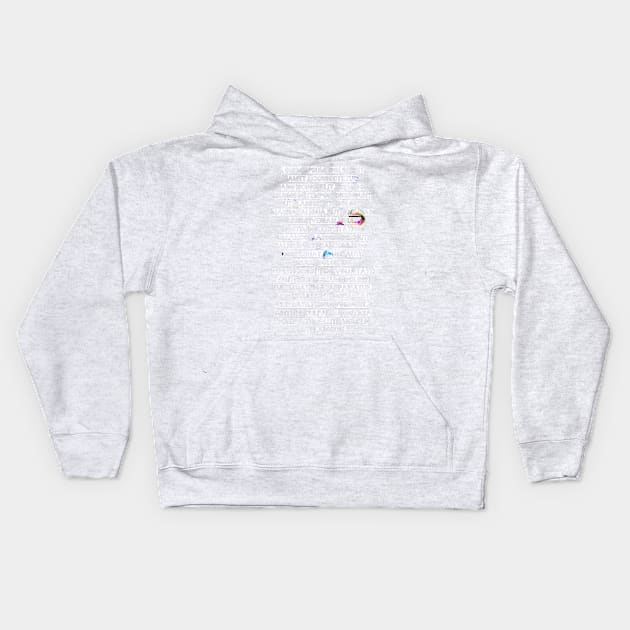 Lorem ipsum Kids Hoodie by bobdijkers